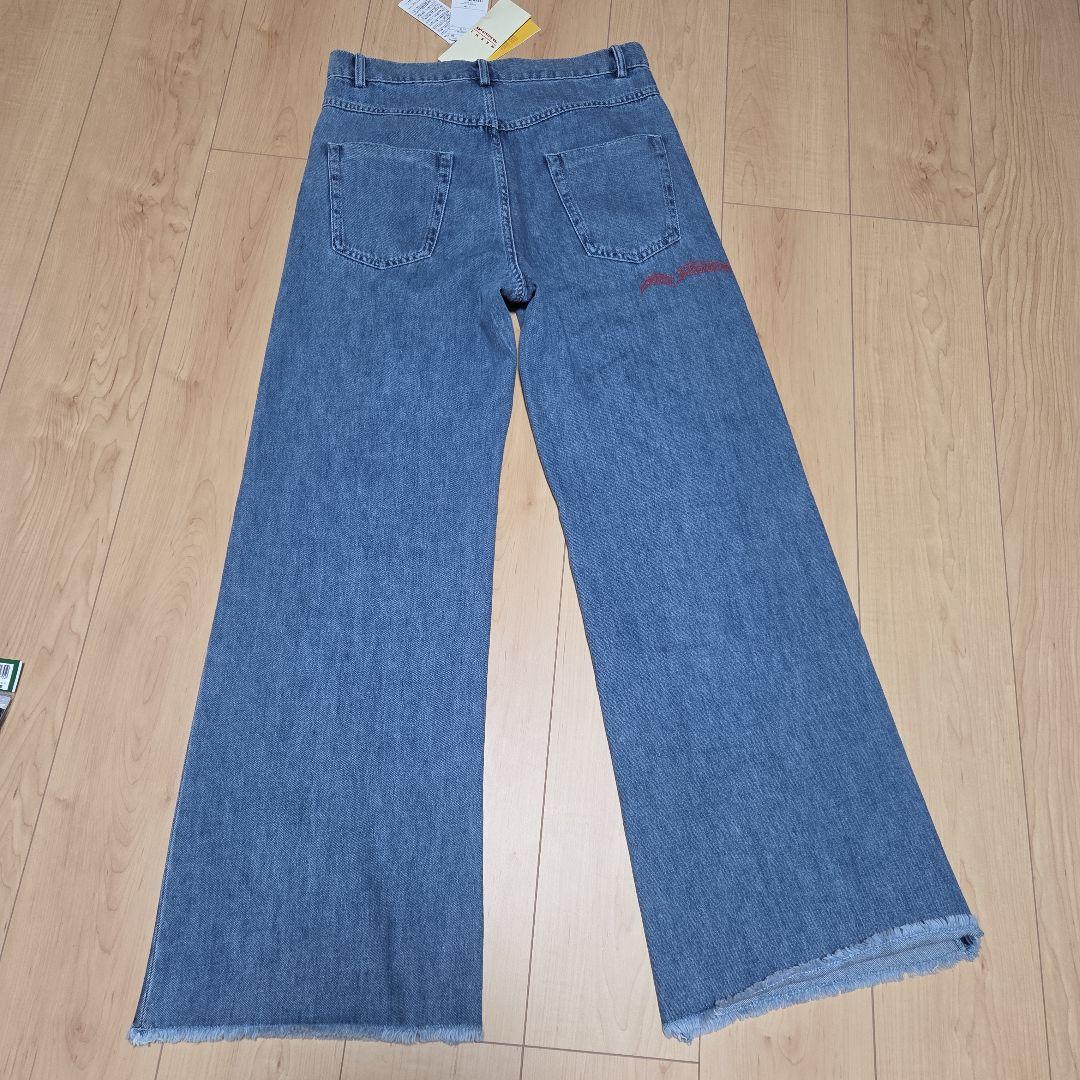 新品　MARNI 　ノーバカンシーイン　カラフルパッチワークデニムパンツ