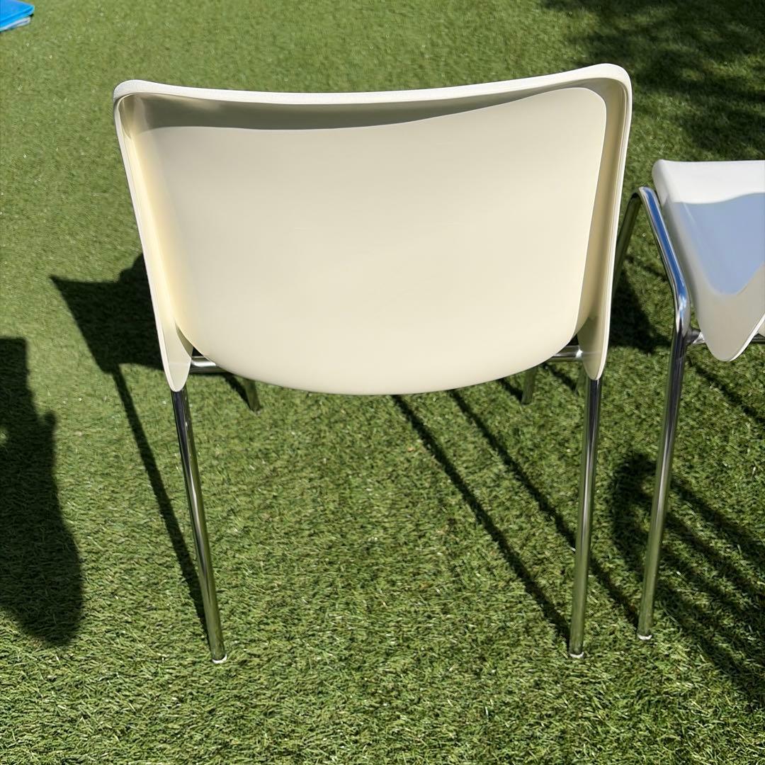 【美品】イタリア製　bericoplast スタッキングチェア 廃盤　2脚セット