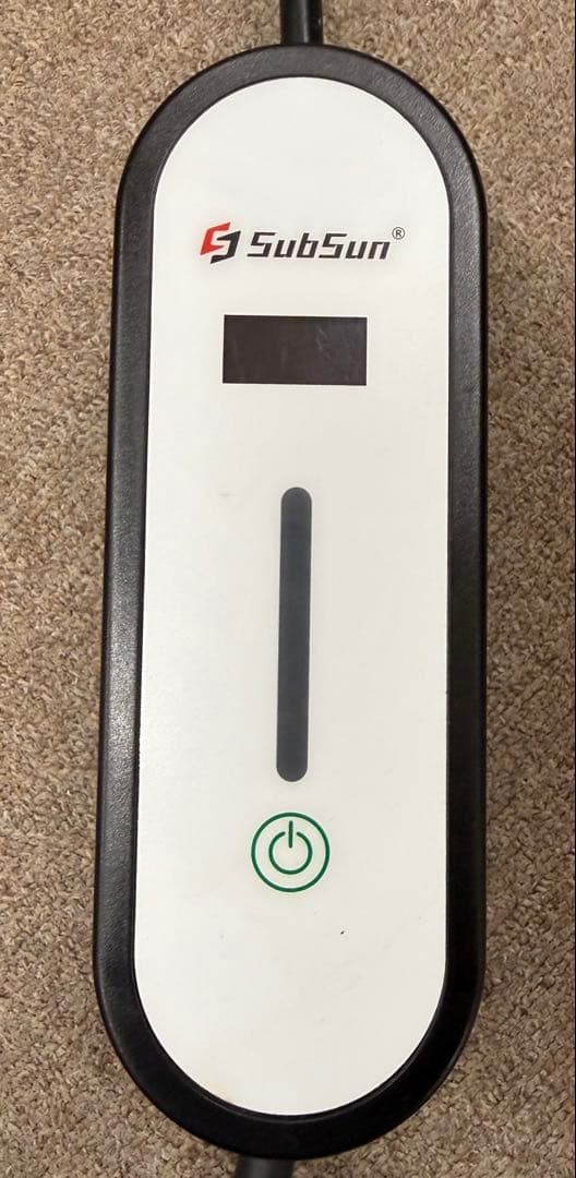 SubSun EV充電器 普通充電 100V対応 ホワイト 5m