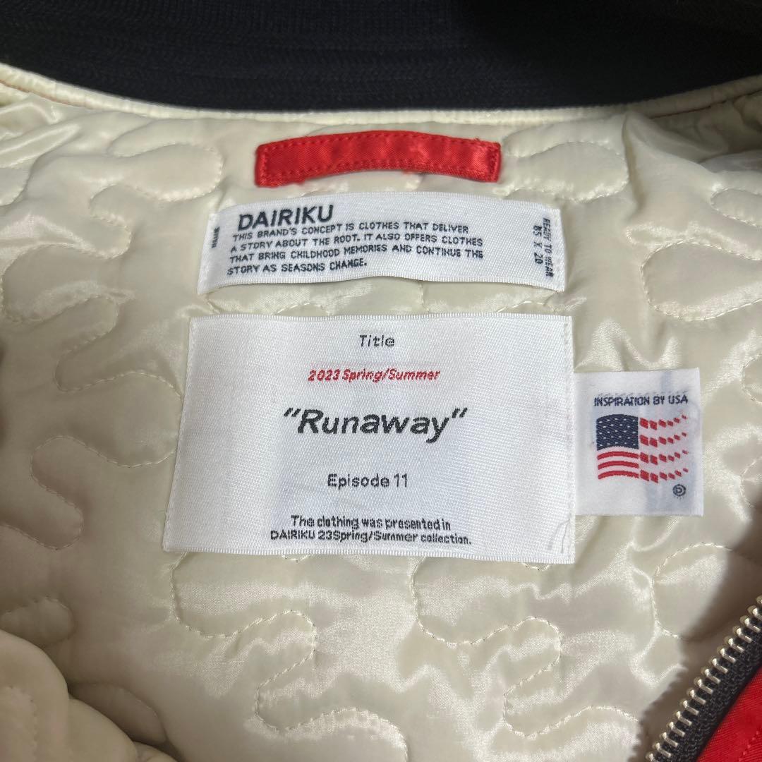 二*郎様 DAIRIKU 23ss KOREAN jacket Mサイズ スカジ