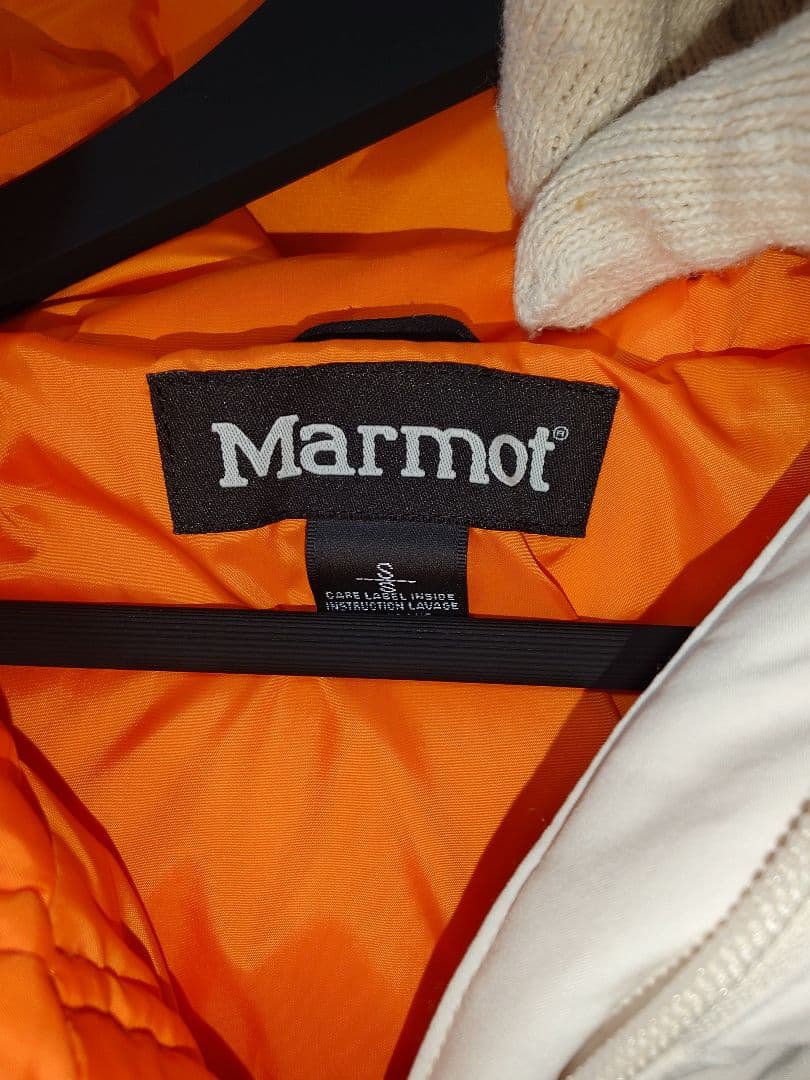 Marmot ホワイト 白 ダウンジャケット レディース S