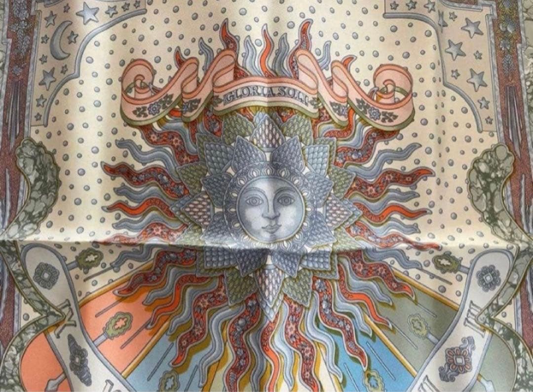 HERMES エルメス スカーフ 太陽
