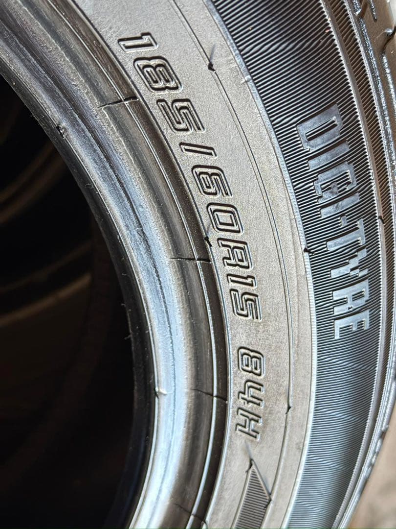 タイヤ・ホイール (548)185/60R15 DUNLOP EC202