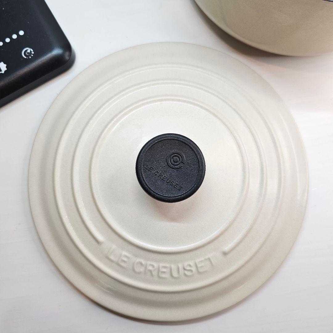 LE CREUSET ル・クルーゼ 限定カラー メレンゲ 両手鍋 20cm