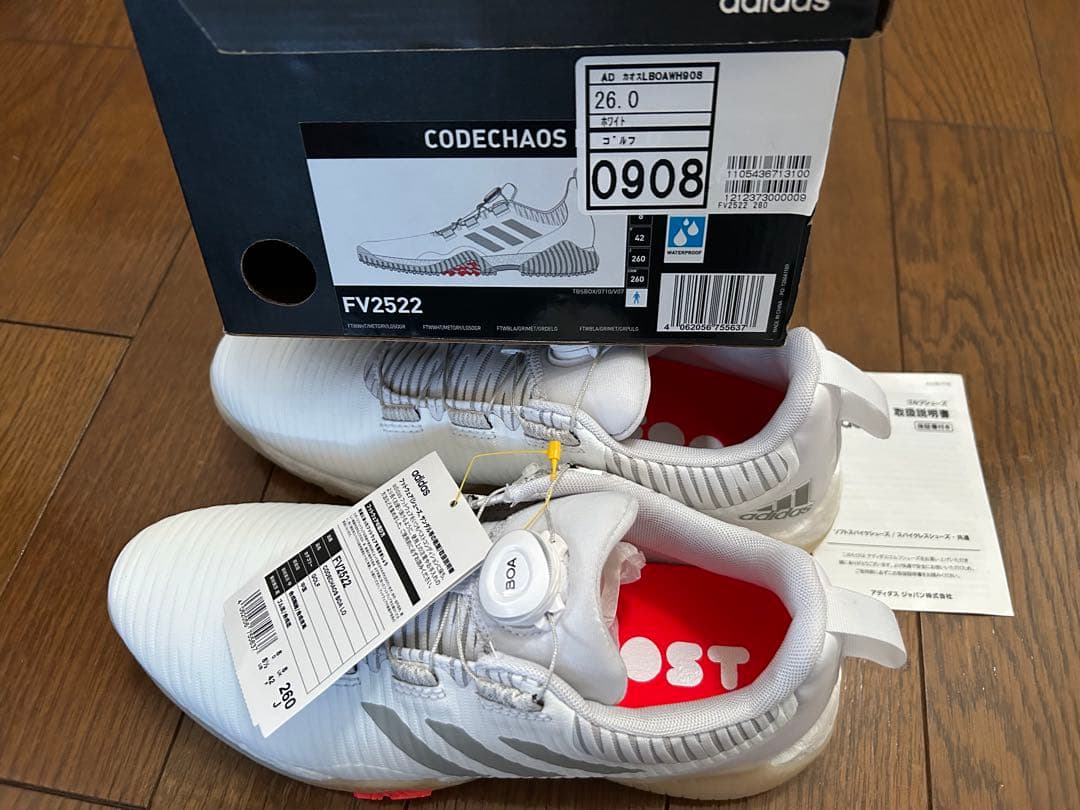 【未使用】adidas アディダス ゴルフシューズ 26cm