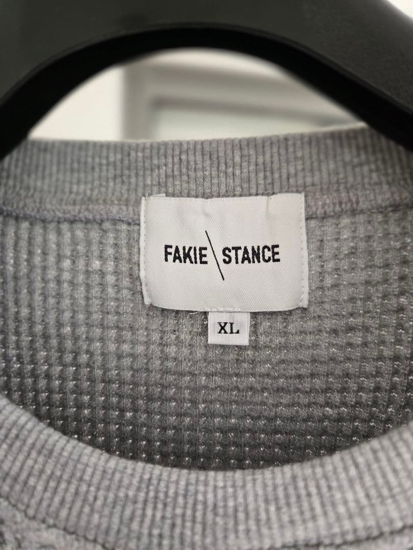 【試着のみ】FAKIE STANCE フェイキースタンス　サーマル #グレー
