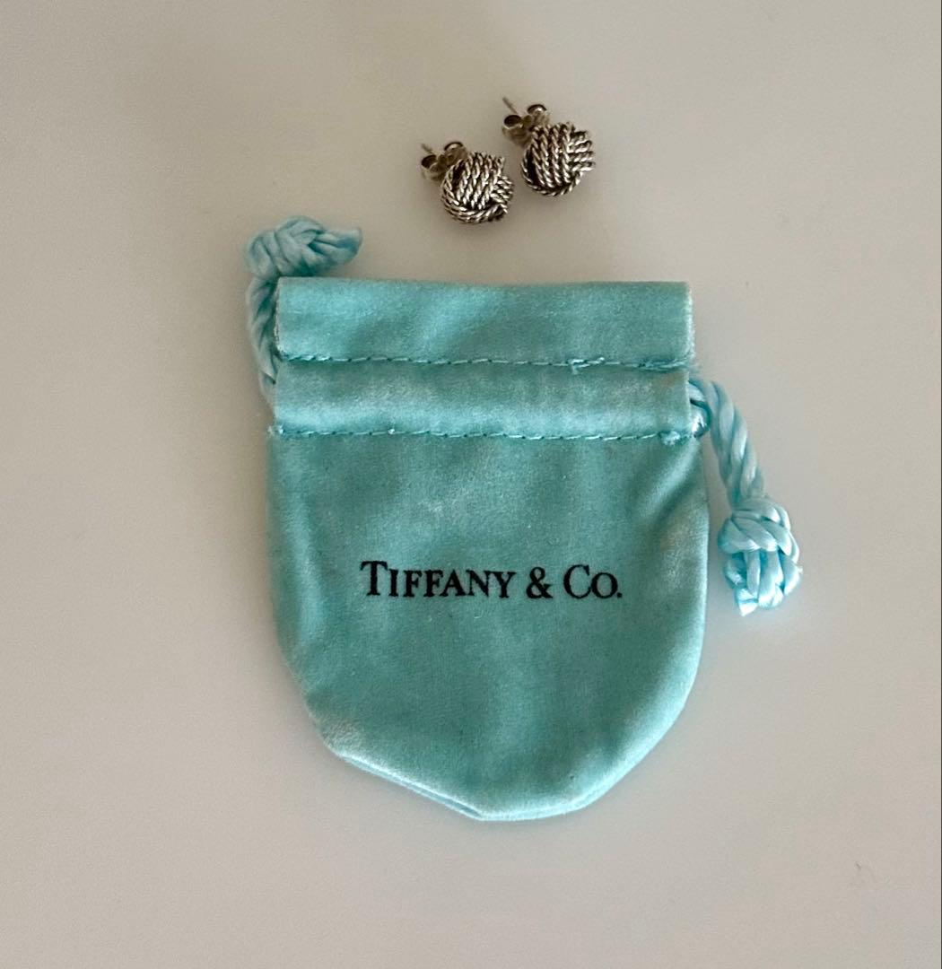 ティファニー サマセット ツイストノット ピアス 　TIFFANY&Co.