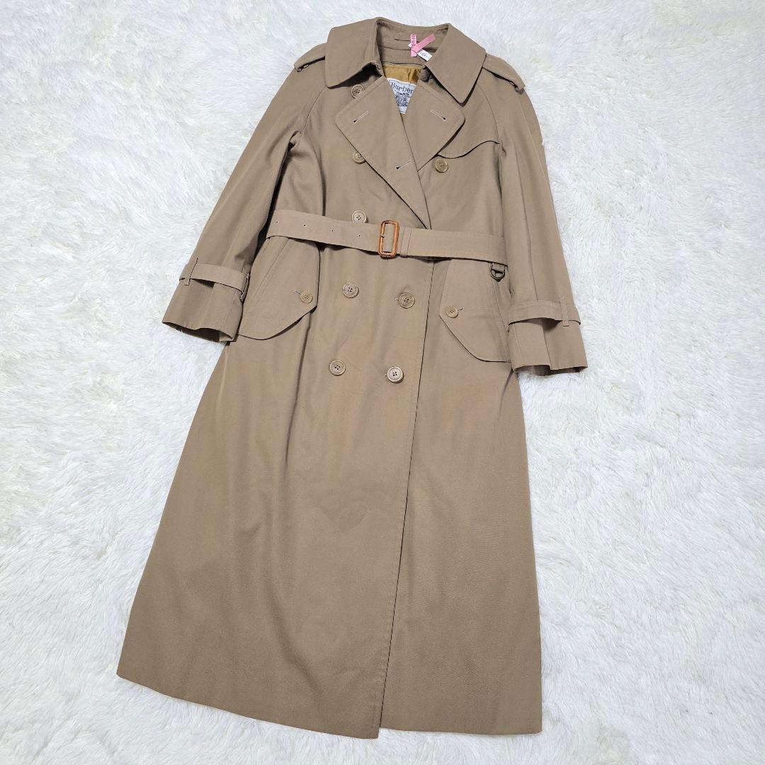 美品✨バーバリー トレンチコート ライナー付き ノバチェック 白タグ