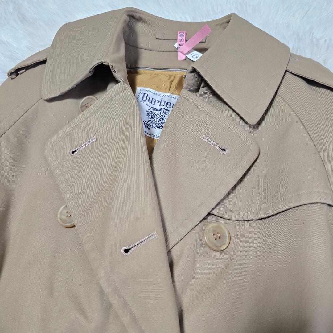 美品✨バーバリー トレンチコート ライナー付き ノバチェック 白タグ