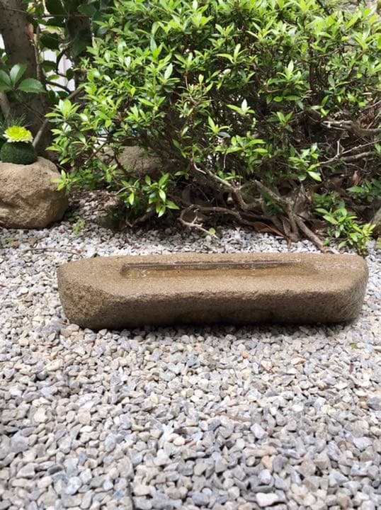 【天然石鉢・舟石・寄せ植え込み鉢】箱庭ガーデニング造園オブジェ置物