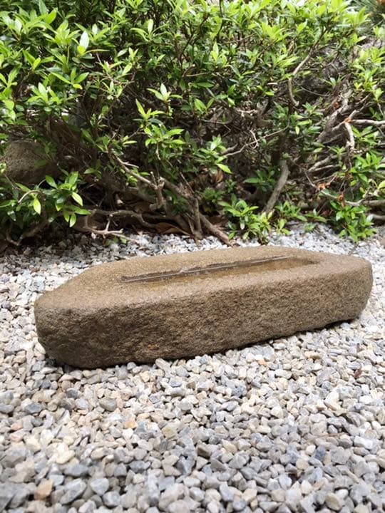 【天然石鉢・舟石・寄せ植え込み鉢】箱庭ガーデニング造園オブジェ置物