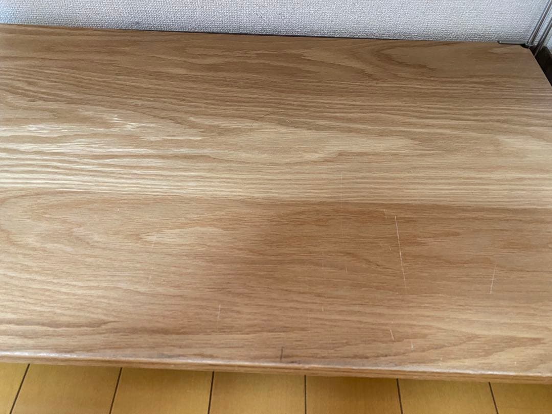 無印良品　スチールラック 4段 ナチュラルウッド