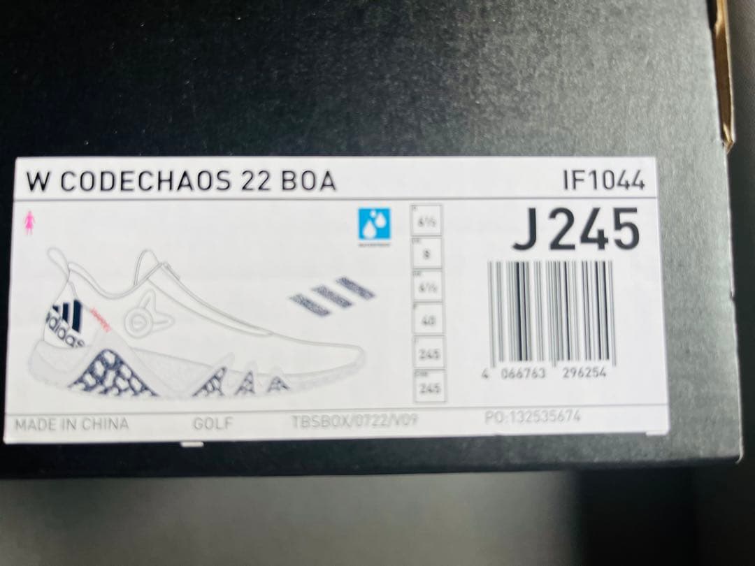 adidas BOA ゴルフシューズ(女性用) ホワイト