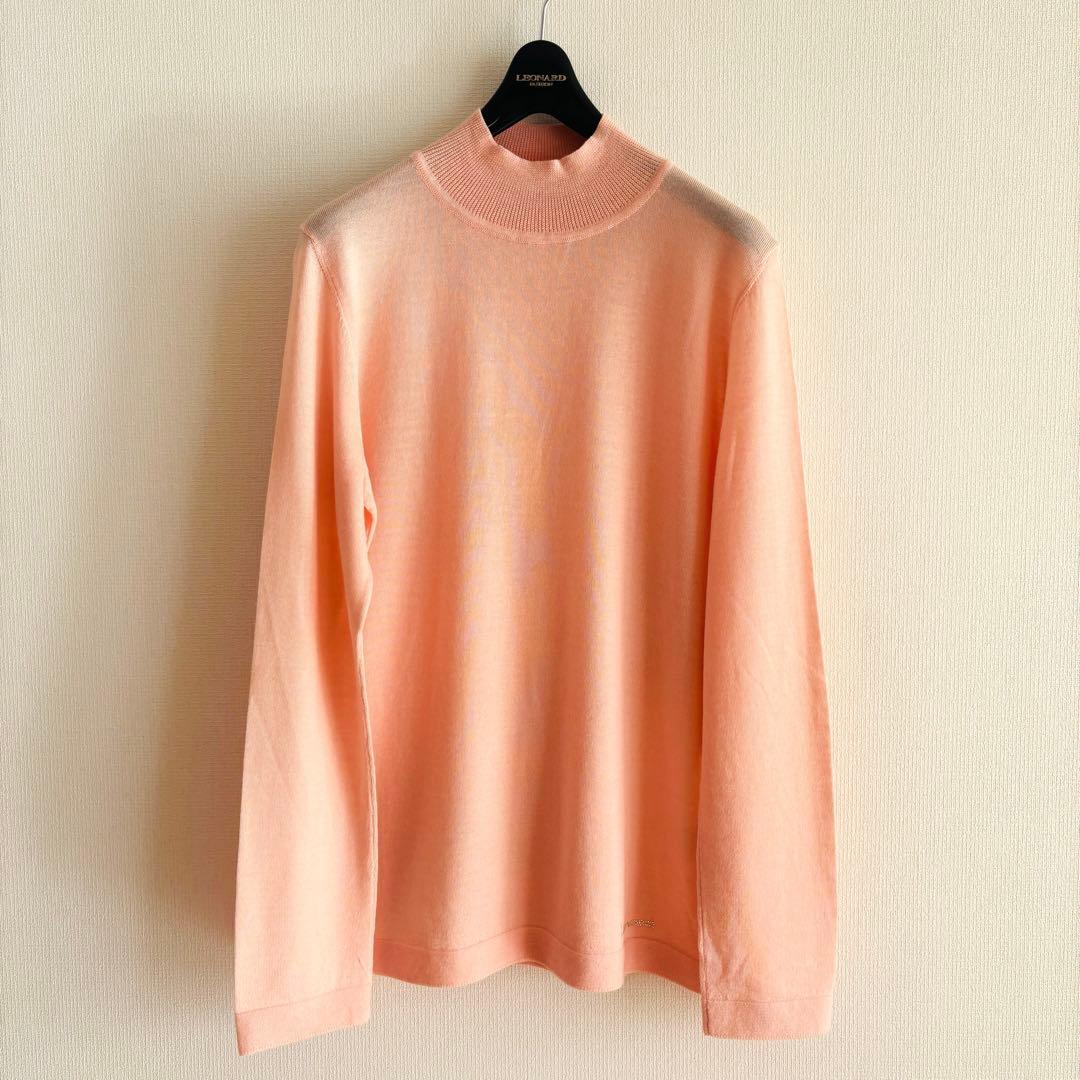 ★極美品★2023年/LEONARD★綺麗色ニットトップス　40 セーター