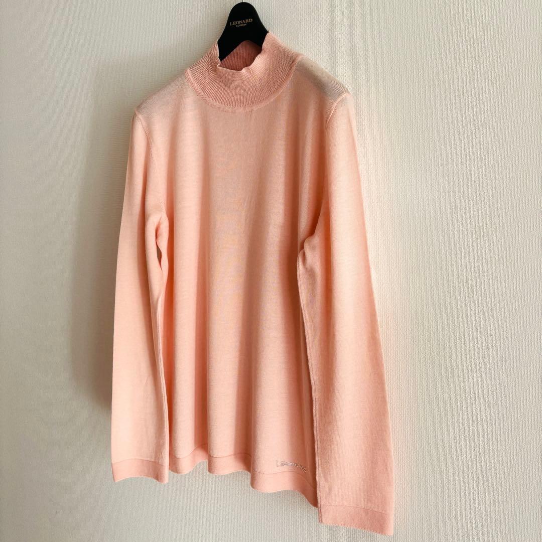 ★極美品★2023年/LEONARD★綺麗色ニットトップス　40 セーター