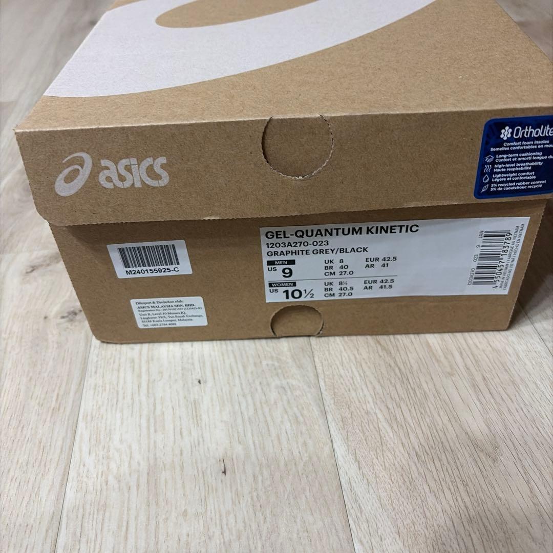 靴 Asics Gel-Quantum Kinetic Grey/Black\"