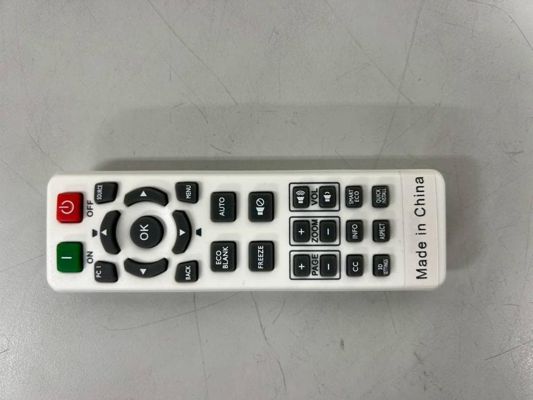 【完動品】BenQ ベンキュー プロジェクター パールホワイト×ゴールド