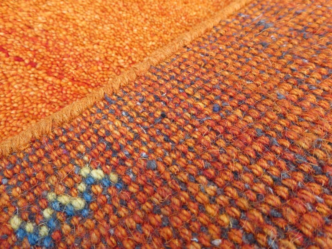 利益還元祭　141×72cm　ギャッベ　ペルシャ絨毯　手織り