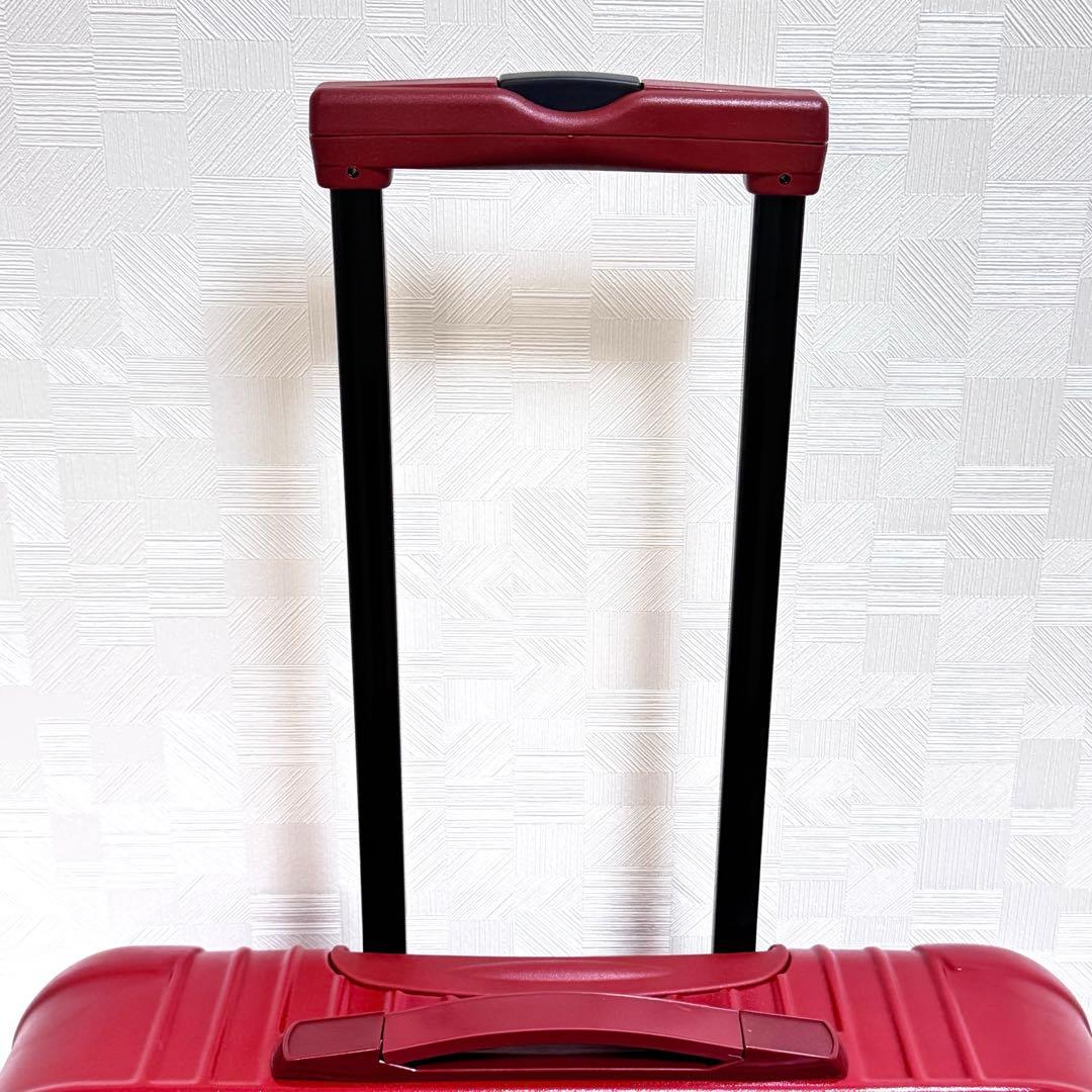 4輪　RIMOWA サルサ　レッド 大容量　赤　キャリーケース　リモワ