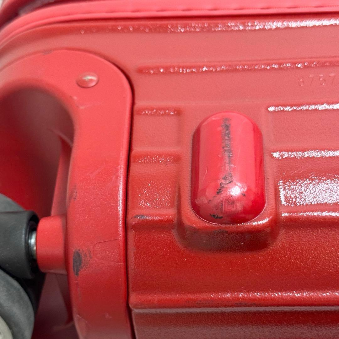 4輪　RIMOWA サルサ　レッド 大容量　赤　キャリーケース　リモワ