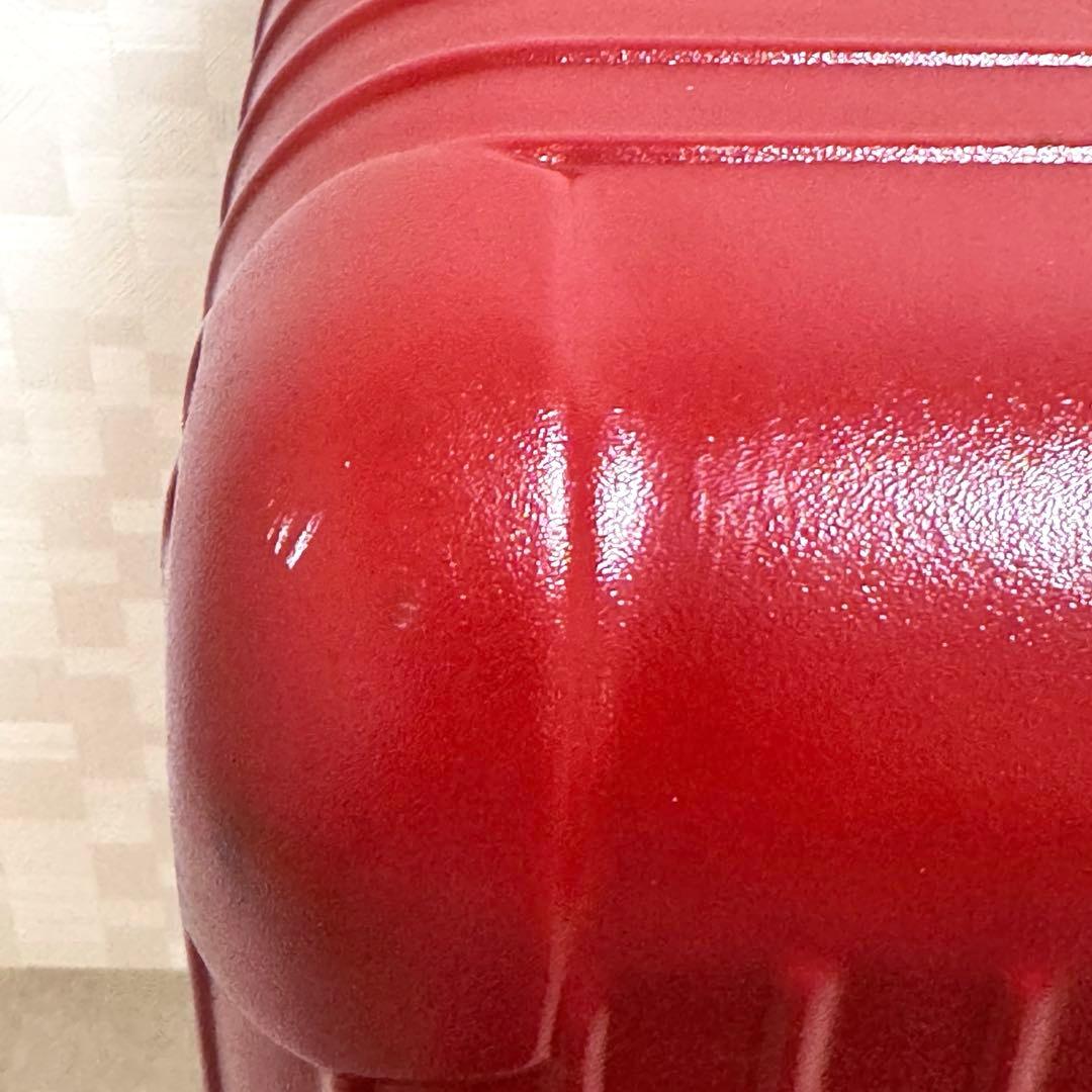 4輪　RIMOWA サルサ　レッド 大容量　赤　キャリーケース　リモワ