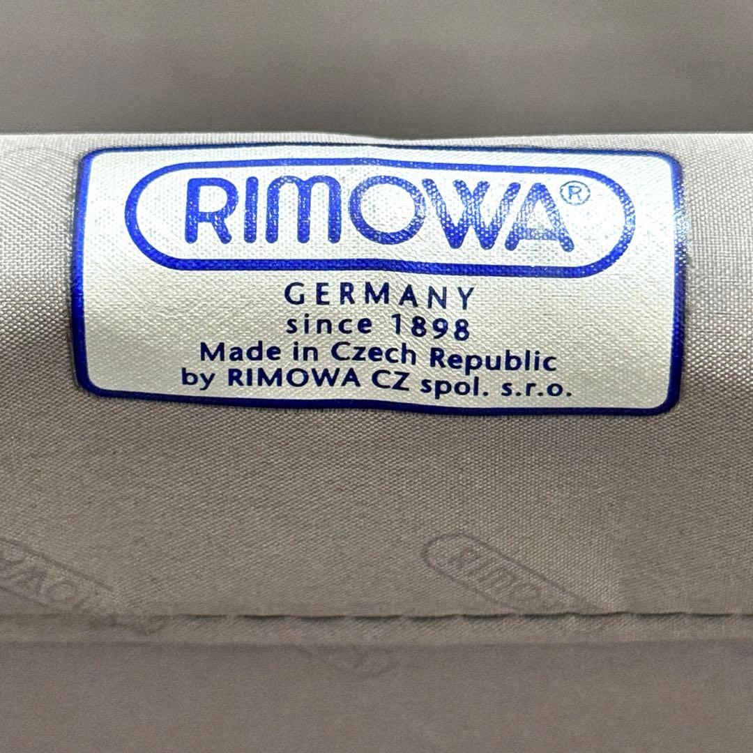 4輪　RIMOWA サルサ　レッド 大容量　赤　キャリーケース　リモワ
