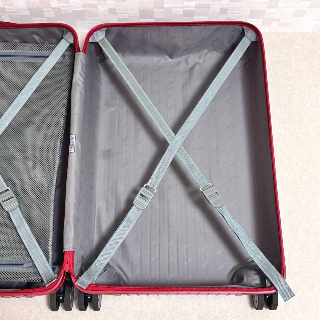 4輪　RIMOWA サルサ　レッド 大容量　赤　キャリーケース　リモワ