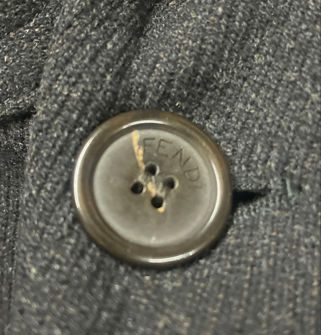 Fendi ブラックチェスターコート