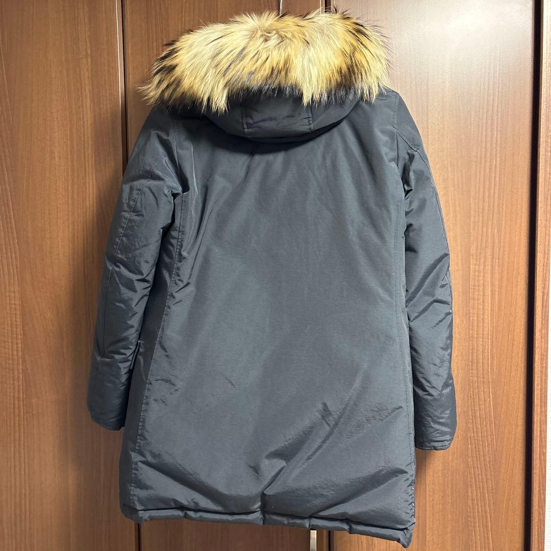【美品】ウールリッチ アークティックパーカ ダウンコート　リアルファー　濃紺　S