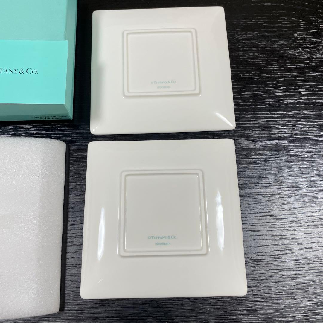 TIFFANYブルーボウデザートプレートセット