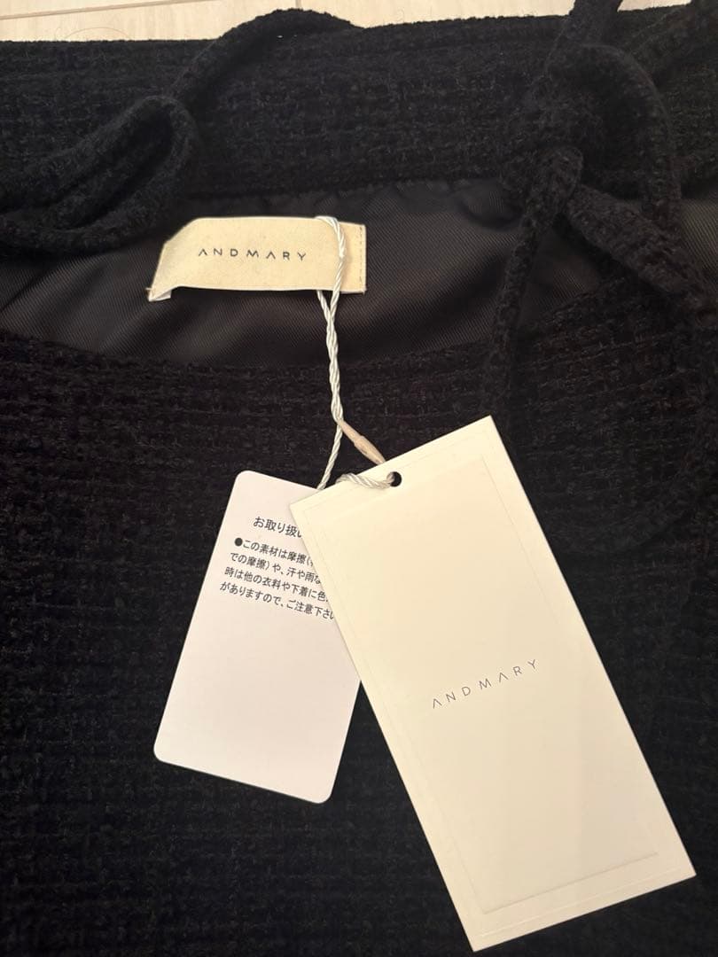【る　】andmary Twiggy tweed トップス