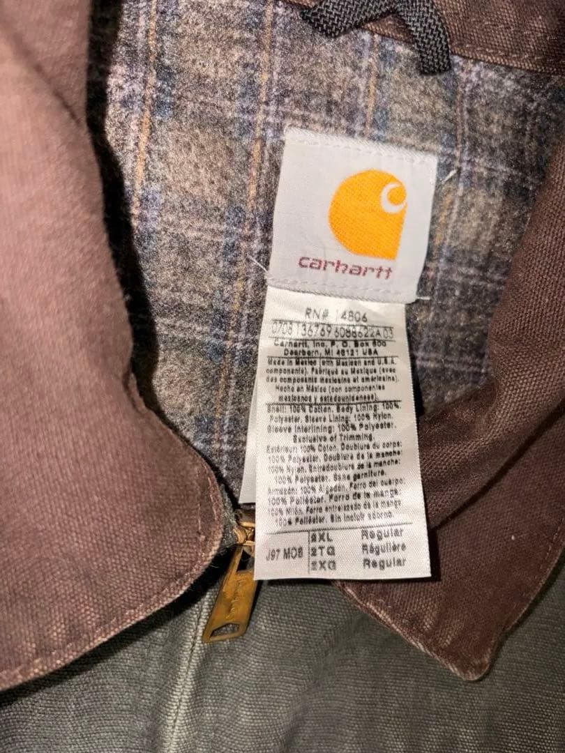 Carhartt デトロイトジャケット　J97MOS 2XL
