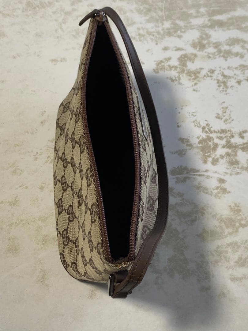 GUCCI GGパターン ポーチ ベージュ/ブラウン