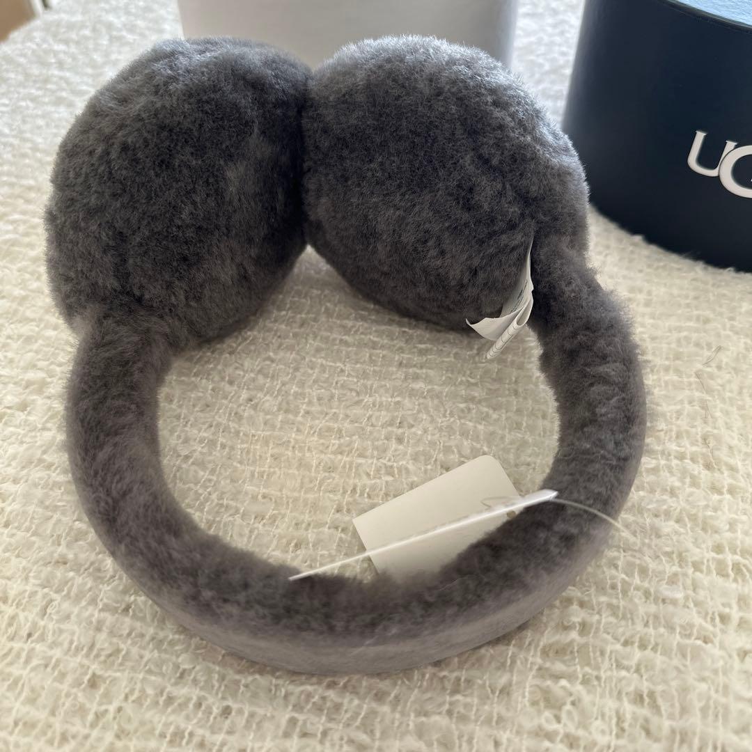 UGG グレー ファー イヤーマフ
