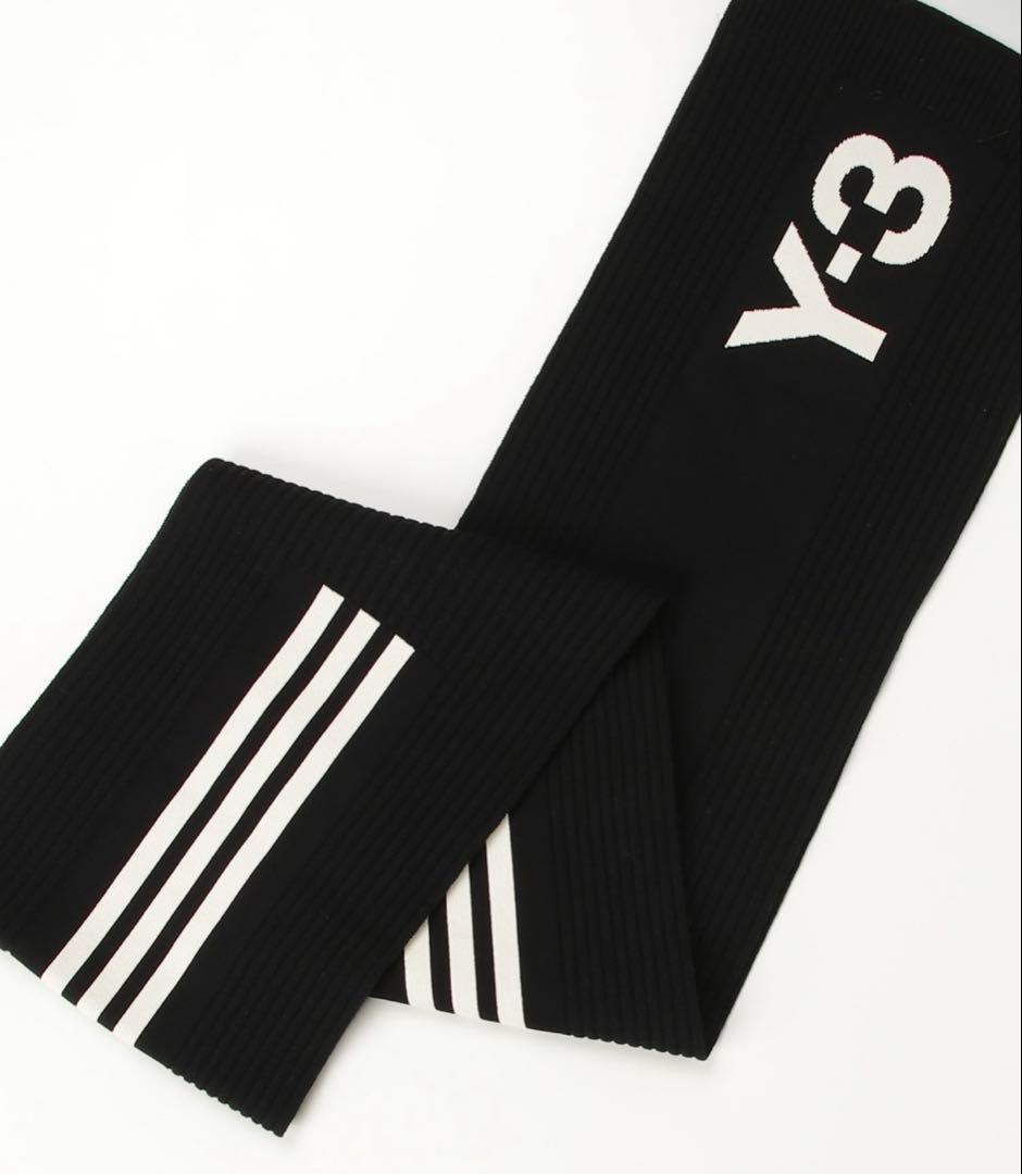 Y-3 ブラック マフラー Y3 ヨウジヤマモト