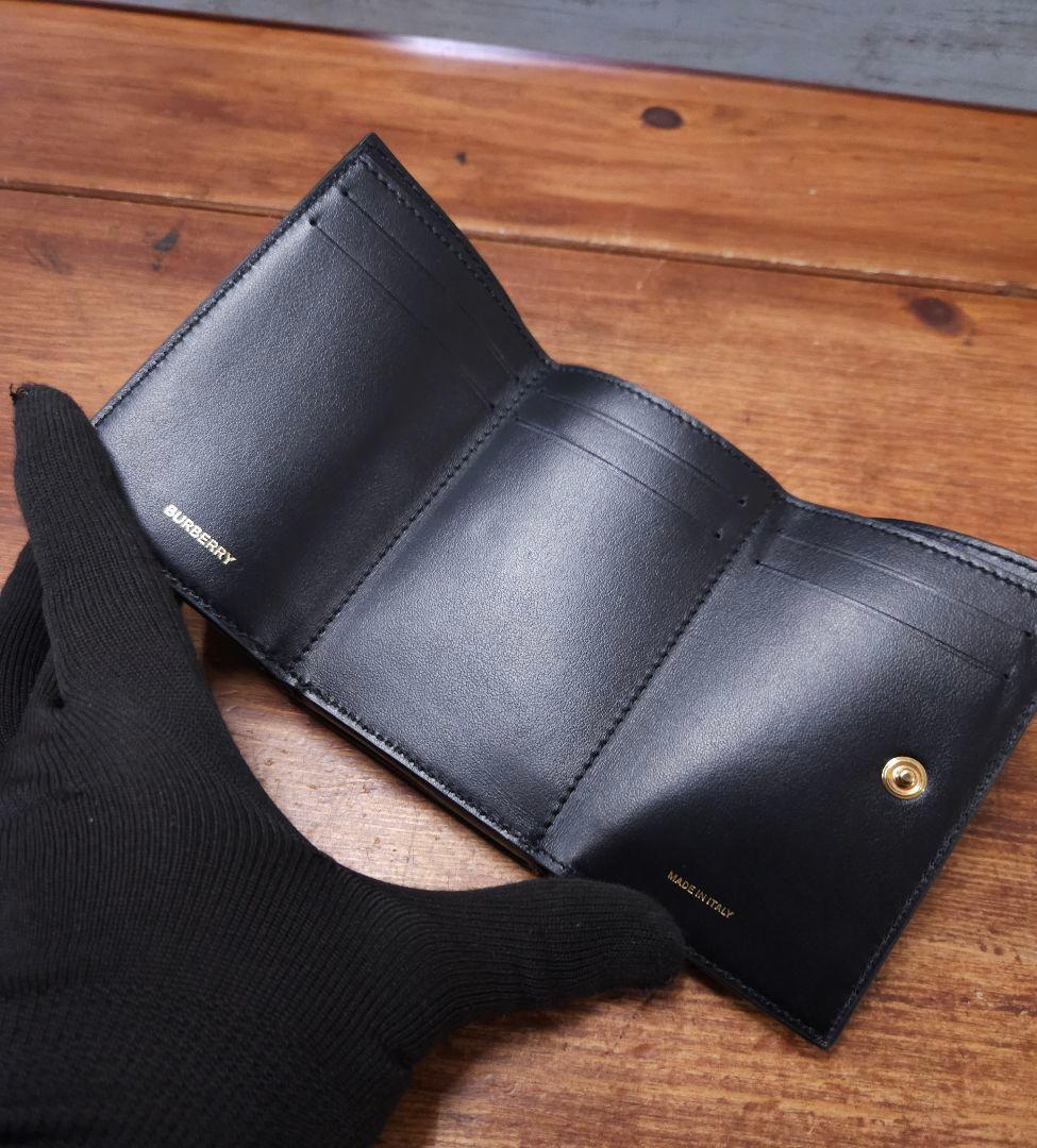 バーバリー 三つ折り財布 8018959 レザー 小銭入れ付き ミニ財布 ラーク