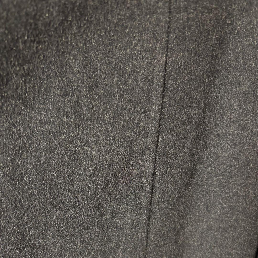 美品 BEAMS F ビームス バルカラー ウール コート ラグランスリーブ