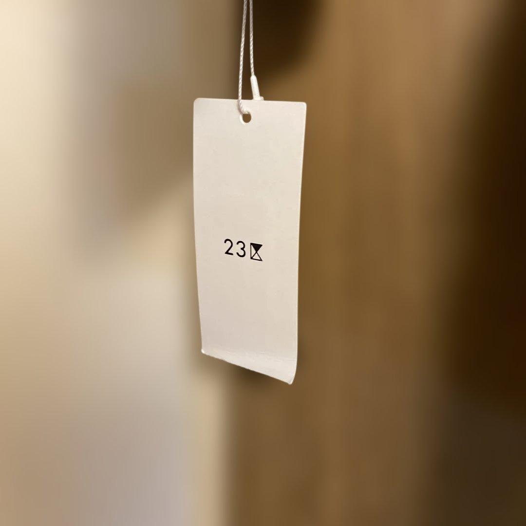 新品　23区ファー付きエコファー ダウンコート