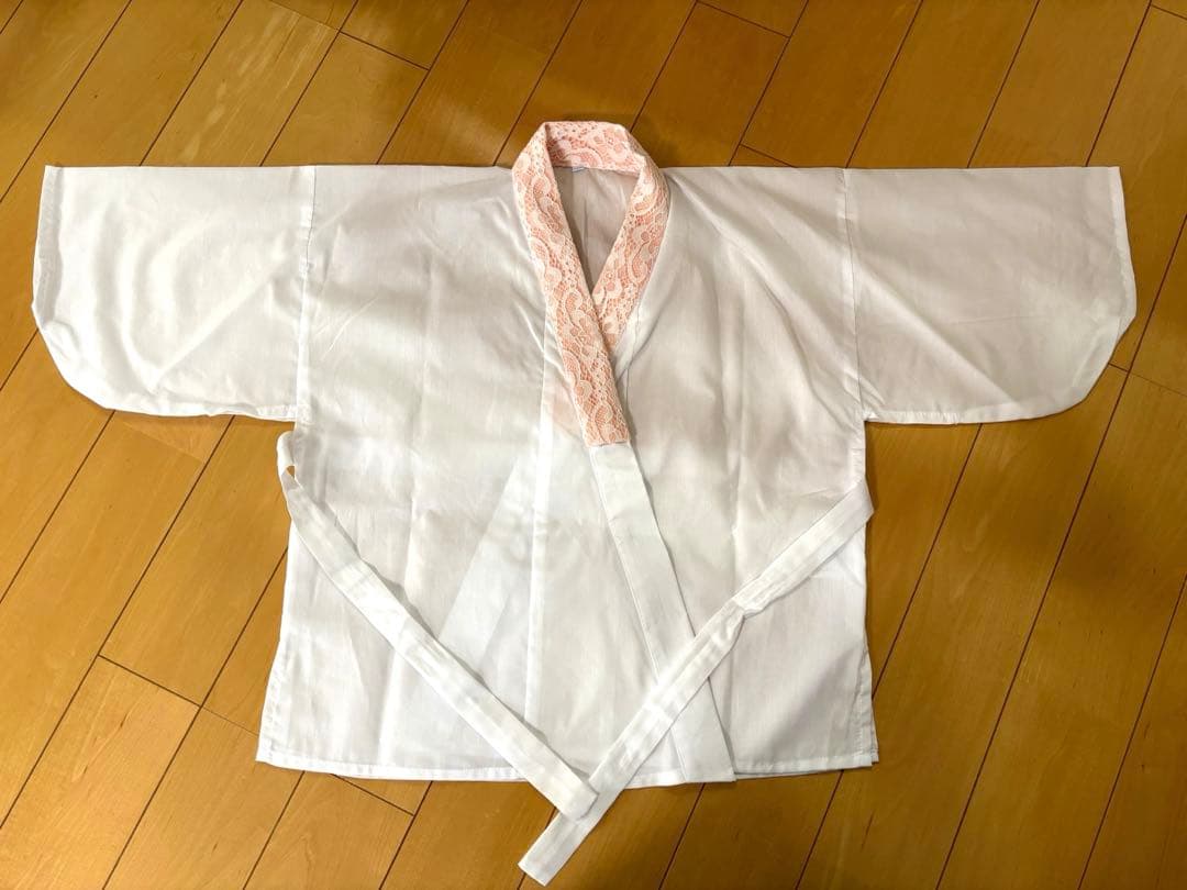美品　キャサリンコテージ　着付け簡単レース袴　肌襦袢　髪飾りセット160cm