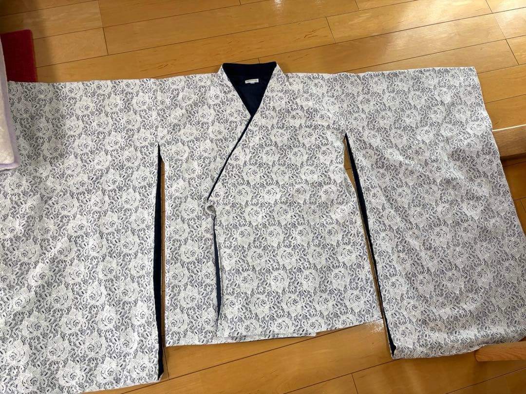 美品　キャサリンコテージ　着付け簡単レース袴　肌襦袢　髪飾りセット160cm