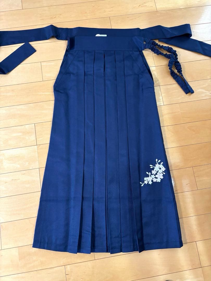 美品　キャサリンコテージ　着付け簡単レース袴　肌襦袢　髪飾りセット160cm