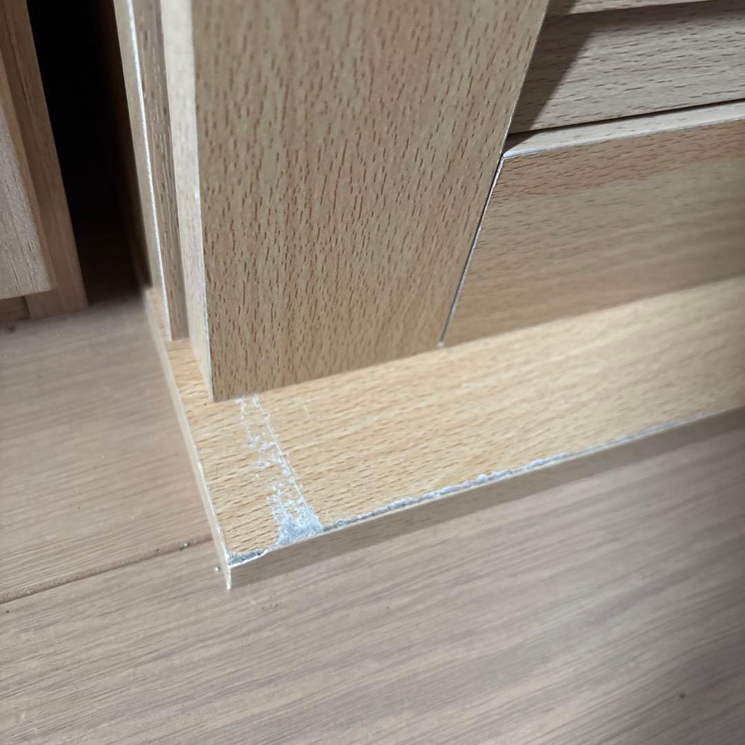 【送料込！組立不要】ミラー付き収納 シューズボックス 下駄箱