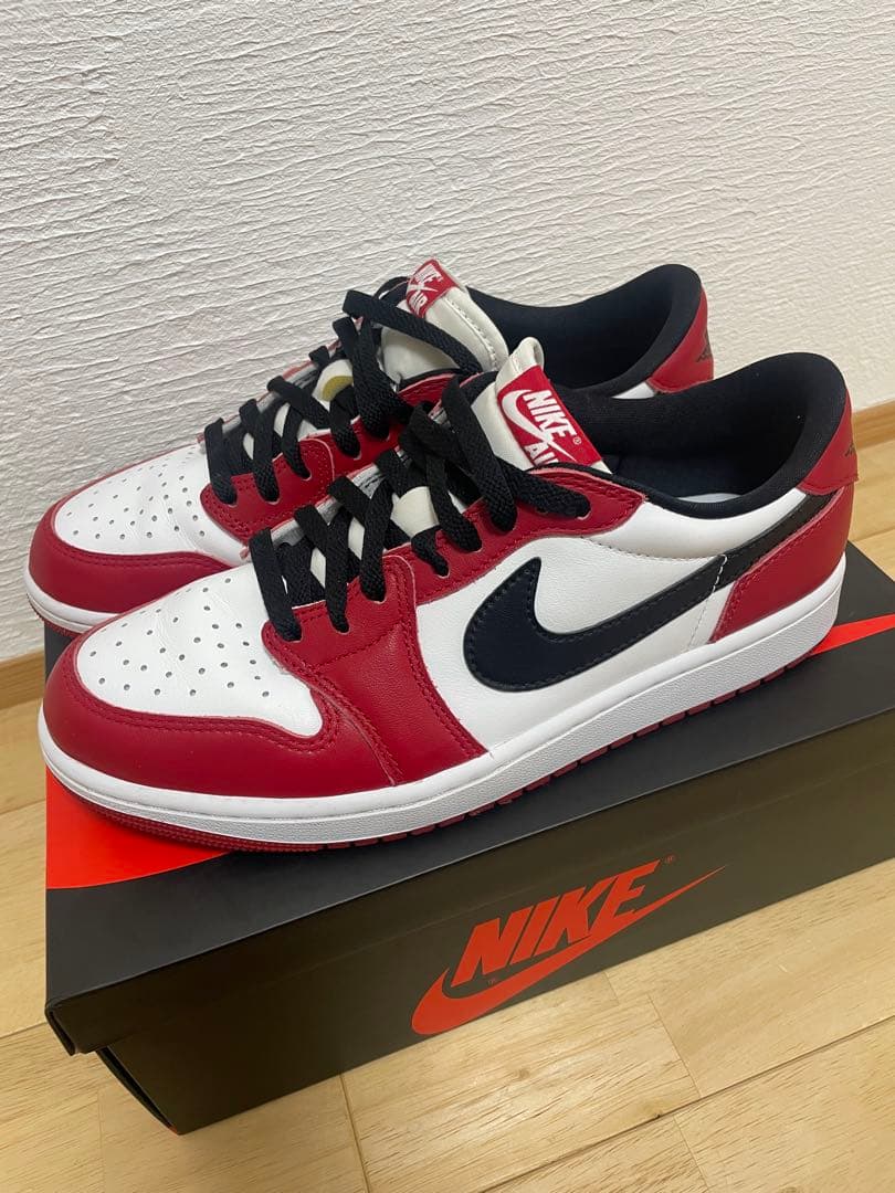 靴 Nike Air Jordan 1 Retro Low OG \"Chicago\"