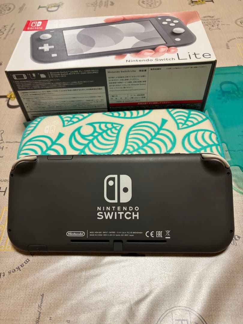Nintendo Switch Lite グレー 本体 + ケース