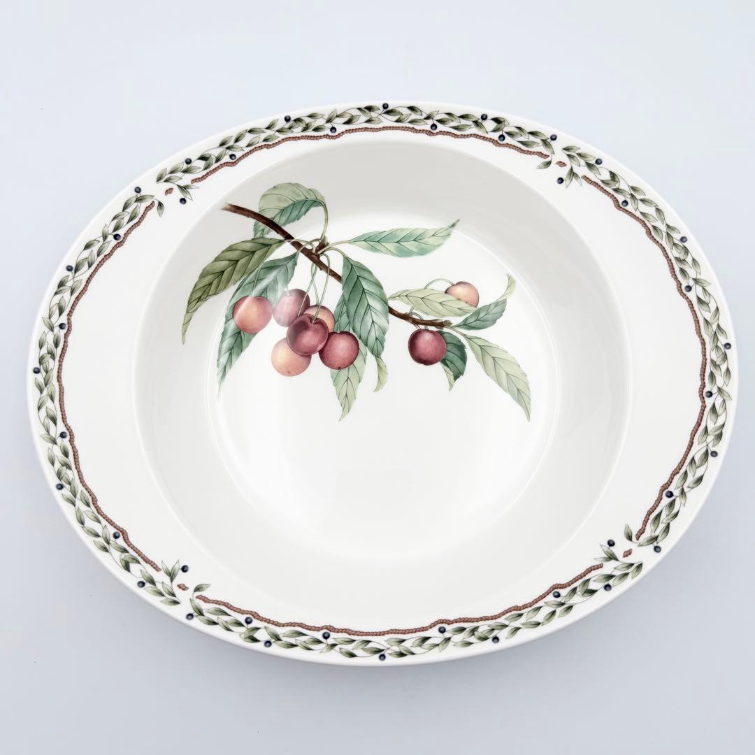 未使用品　ノリタケ　ロイヤルオーチャード　カレー皿　パスタ皿　さくらんぼ