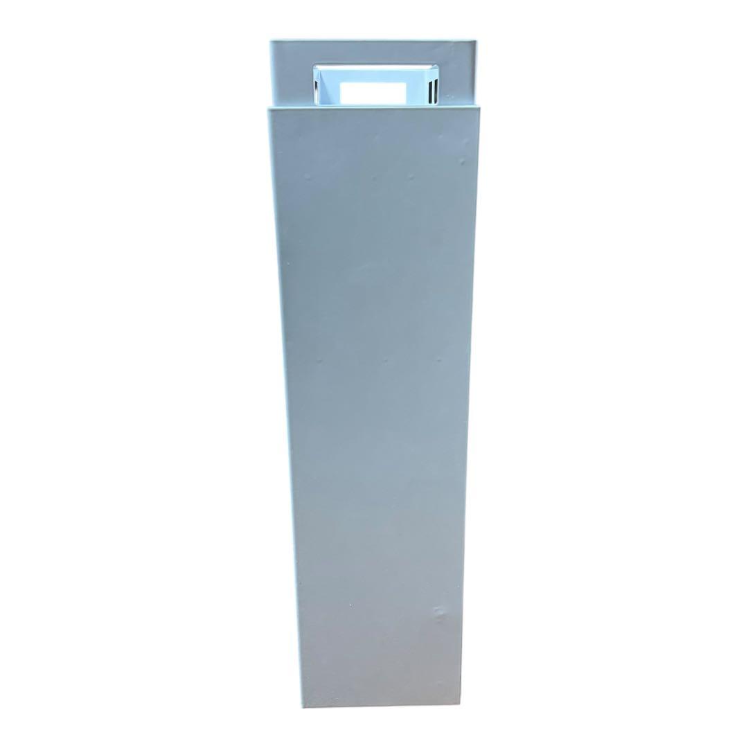 隠せる調味料ラック 前が開く 完成品 (ホワイト)