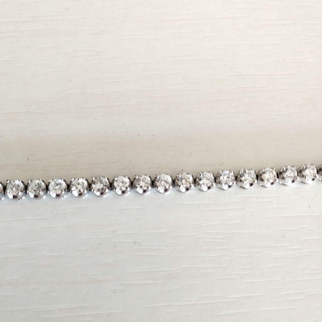 ツツミ　ダイヤモンドブレスレット　テニスブレスレット