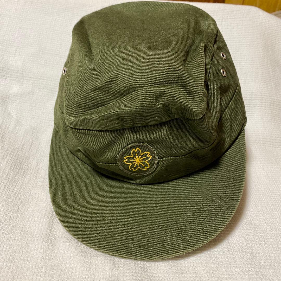 【未使用】防衛庁作業服ズボン.陸1号、フリーサイズジャケット、CAP、3点セット