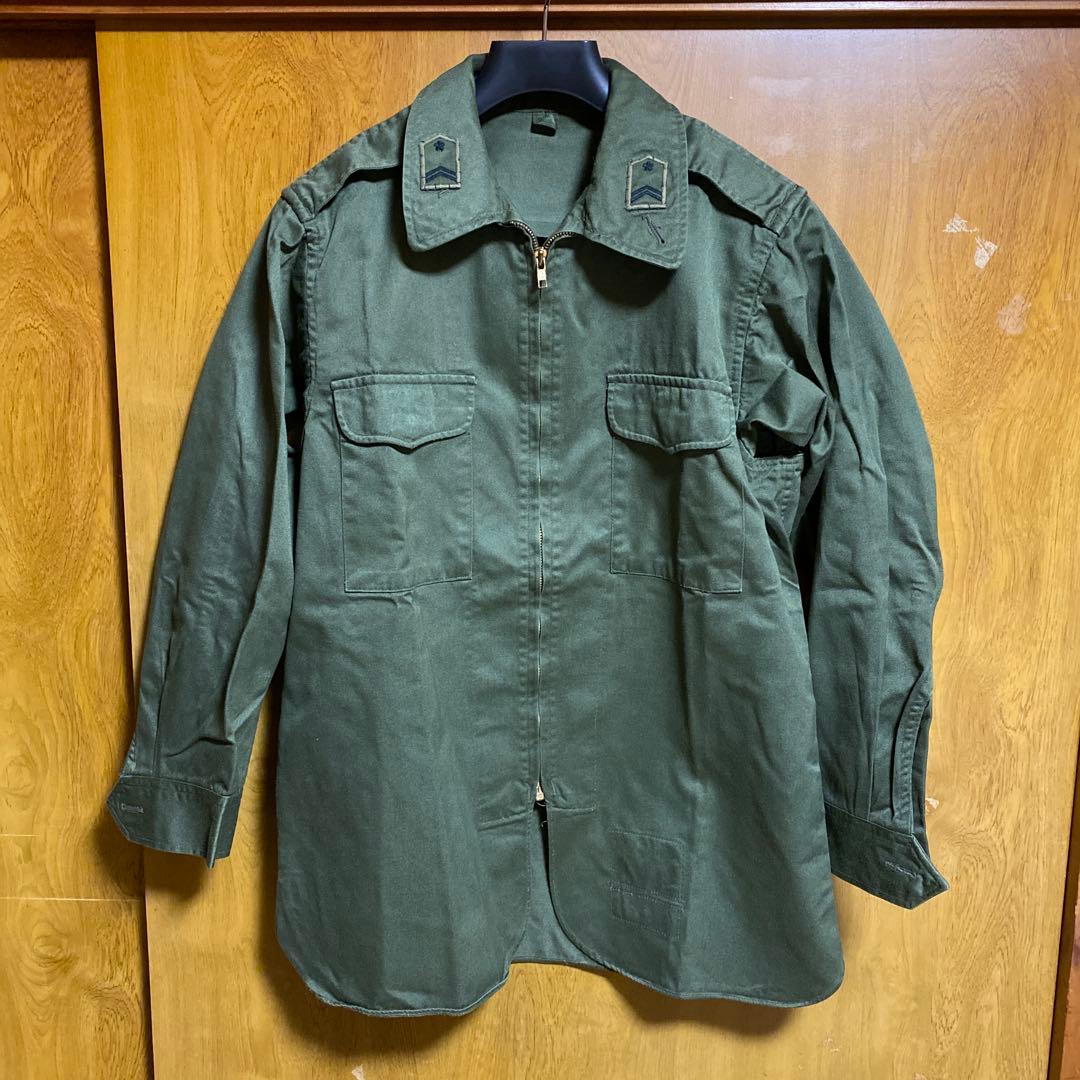 【未使用】防衛庁作業服ズボン.陸1号、フリーサイズジャケット、CAP、3点セット