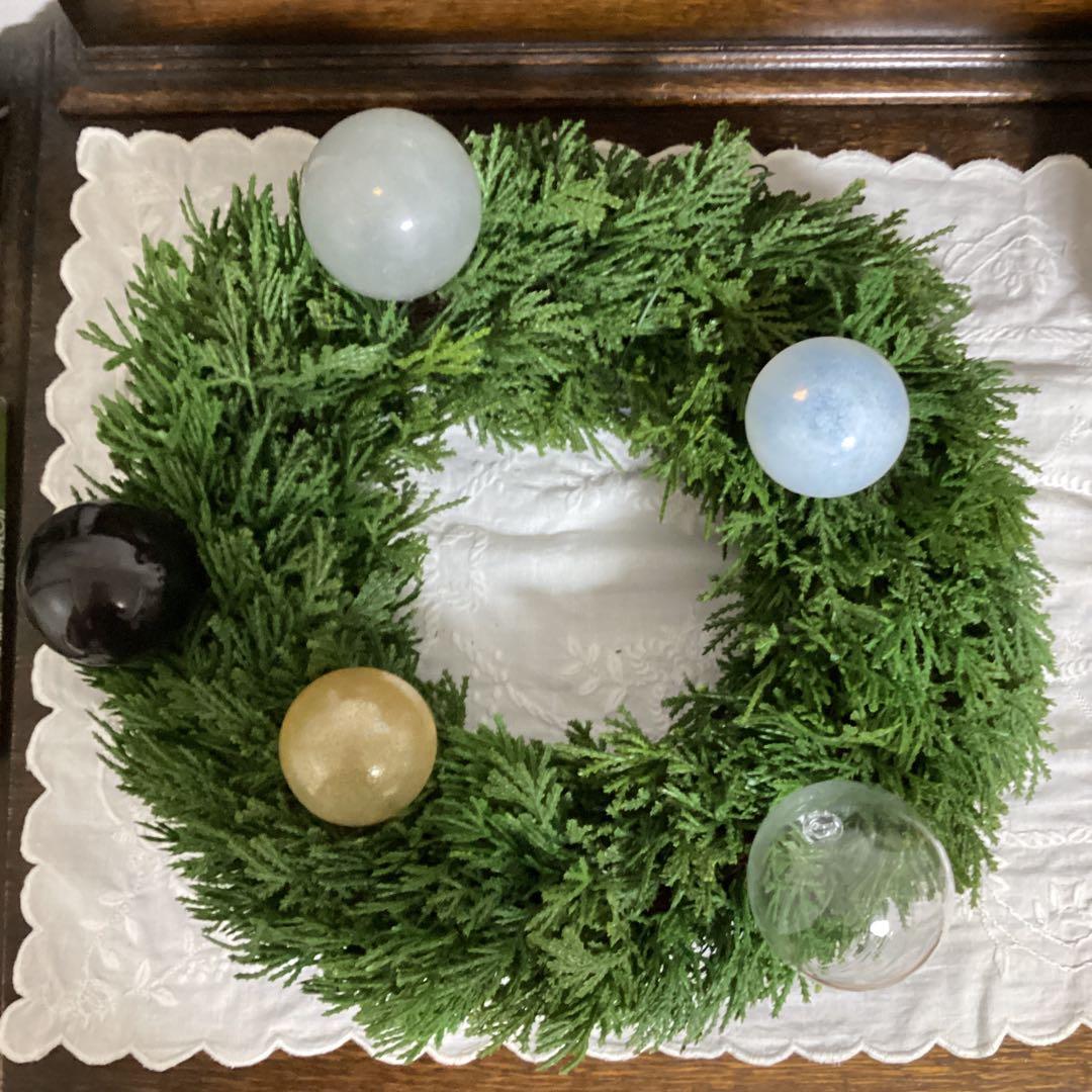 美品 オカベマキコ　しゃぼんリース